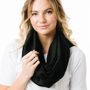 NEW - ZYIA Black Classic Infinity Scarf One Size